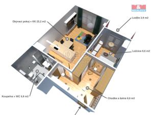 Prodej bytu 2+kk, Úvaly, Dalmatská, 47 m2
