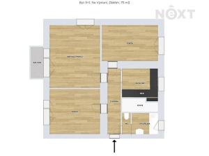 Prodej bytu 3+1, Zábřeh, Na Výsluní, 75 m2