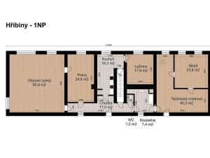 Prodej rodinného domu, Hřibiny-Ledská - Hřibiny, 196 m2
