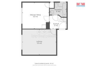 Prodej bytu 2+kk, Praha, Pod svahem, 45 m2