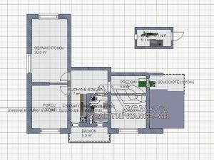 Pronájem bytu 3+1, České Budějovice, Slunečná, 66 m2
