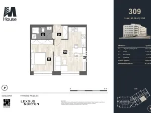 Prodej bytu 2+kk, Praha - Vršovice, Murmanská, 45 m2