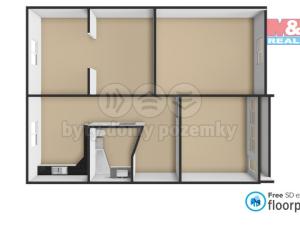 Prodej bytu 4+1, Klášterec nad Ohří, Okružní, 77 m2