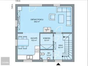 Prodej rodinného domu, Dobříš, 97 m2