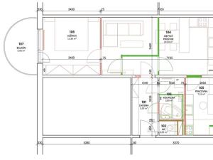 Prodej bytu 3+kk, Brno, Souběžná, 54 m2