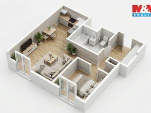 Prodej bytu 2+kk, Praha, Penízovková, 41 m2