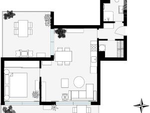 Prodej bytu 2+kk, Praha - Vysočany, V Předním Hloubětíně, 54 m2