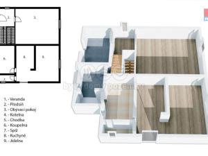 Prodej rodinného domu, Vítězná - Komárov, 128 m2