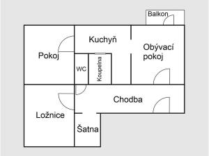 Prodej bytu 3+1, Kyjov, Tyršova, 71 m2