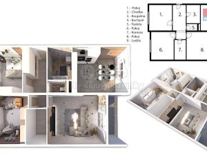 Prodej bytu 3+1, Nýrsko, Rybářská, 91 m2