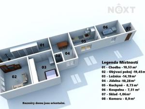 Prodej rodinného domu, Brno, Štítného, 73 m2