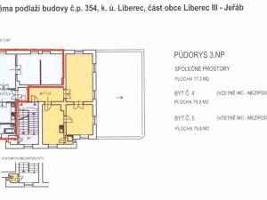 Prodej bytu 2+1, Liberec - Liberec III-Jeřáb, 1. máje, 80 m2
