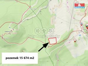 Prodej louky, Jiřetín pod Jedlovou - Rozhled, 15674 m2