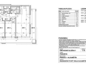Pronájem bytu 3+kk, Praha - Hloubětín, Poděbradská, 96 m2