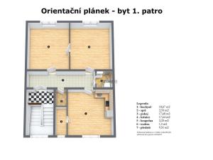 Pronájem bytu 2+1, České Budějovice - České Budějovice 3, Fr. Hrubína, 75 m2