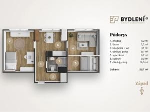 Prodej bytu 2+1, Teplice, Fráni Šrámka, 50 m2