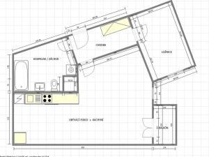 Pronájem bytu 2+kk, Praha - Hostivař, náměstí Přátelství, 67 m2