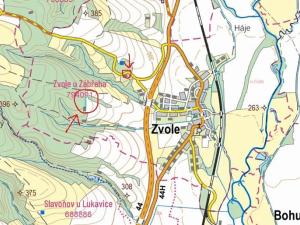 Prodej lesa, Zvole, 1730 m2