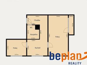 Prodej bytu 2+1, Nová Role, Školní, 58 m2