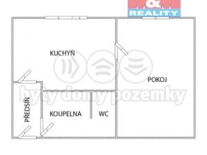 Pronájem bytu 1+1, Klášterec nad Ohří, Příčná, 35 m2