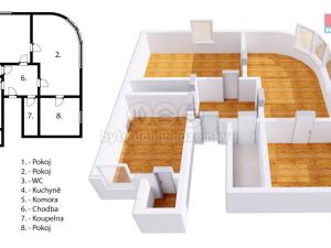 Pronájem bytu 3+1, Slaný, Kreibichova, 80 m2