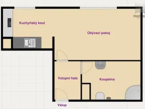 Pronájem bytu 1+kk, Brno, Žabí, 27 m2