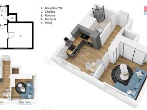 Prodej bytu 1+1, Brno - Řečkovice, Novoměstská, 34 m2