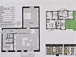 Pronájem bytu 2+kk, Klíčany, Na Cihelně, 75 m2