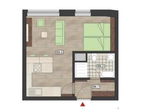 Pronájem bytu 1+kk, Zbiroh, Majerové, 36 m2