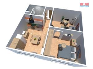 Prodej bytu 1+1, Žatec, Mládežnická, 39 m2