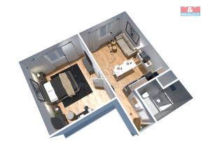 Prodej bytu 1+1, Žatec, Černobýla, 35 m2