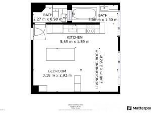 Pronájem bytu 1+kk, Praha - Záběhlice, Topolová, 31 m2