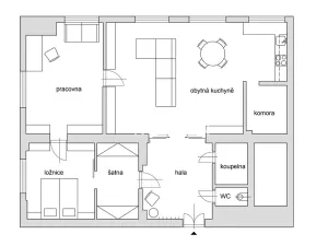 Prodej bytu 3+kk, Praha - Bubeneč, Eliášova, 107 m2