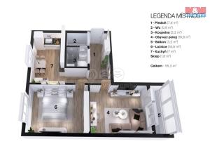 Prodej bytu 2+1, Karviná - Ráj, 50 m2