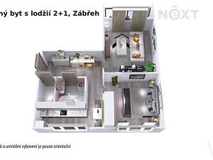 Prodej bytu 2+1, Zábřeh, Kosmonautů, 51 m2