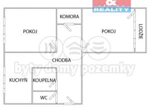 Prodej bytu 2+1, Ostrava, Aviatiků, 56 m2