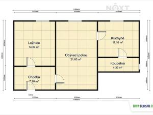Prodej bytu 2+1, Sudkov, 59 m2