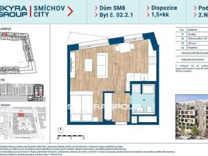 Prodej bytu 1+kk, Praha, Šiklové, 37 m2