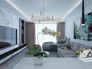 Prodej bytu 1+kk, Trikomo, Kypr, 45 m2