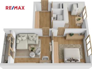 Prodej bytu 2+1, Praha - Záběhlice, Hvozdíková, 54 m2