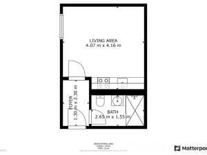 Pronájem bytu 1+kk, Praha - Karlín, Peckova, 27 m2