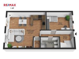 Prodej rodinného domu, Škvorec, Lipová, 105 m2