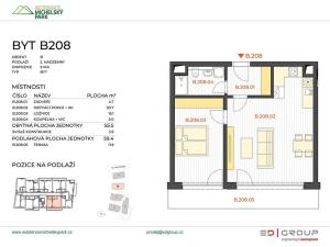 Pronájem bytu 2+kk, Praha - Michle, Michelská, 59 m2
