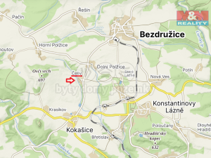 Pronájem pozemku pro bydlení, Kokašice - Čeliv, 2860 m2