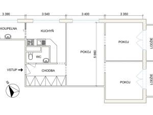 Prodej bytu 3+1, Ostrava - Zábřeh, Výškovická, 68 m2