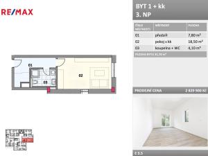 Prodej bytu 1+kk, Frýdek-Místek - Místek, Bezručova, 32 m2