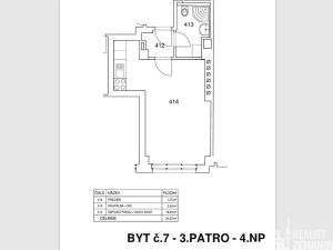 Pronájem bytu 1+kk, Praha - Vinohrady, Řipská, 24 m2