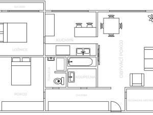 Prodej bytu 3+1, Praha - Strašnice, Tuklatská, 76 m2