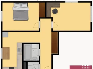 Pronájem bytu 2+1, Olomouc, Polívkova, 50 m2