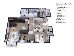Prodej bytu 5+kk, Tuchoměřice, V Kněžívce, 120 m2